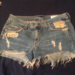Rag & bone cut off short